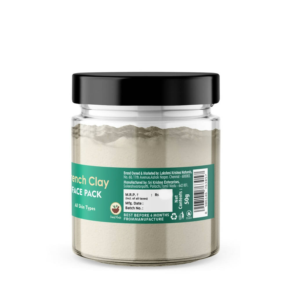 Lakshmi Krishna Naturals French Clay Face Pack - Distacart