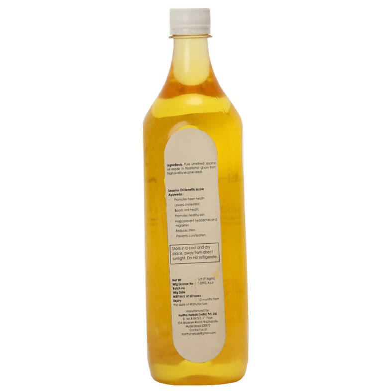 Haritha Herbals Sesame Cold-Pressed Oil - Distacart