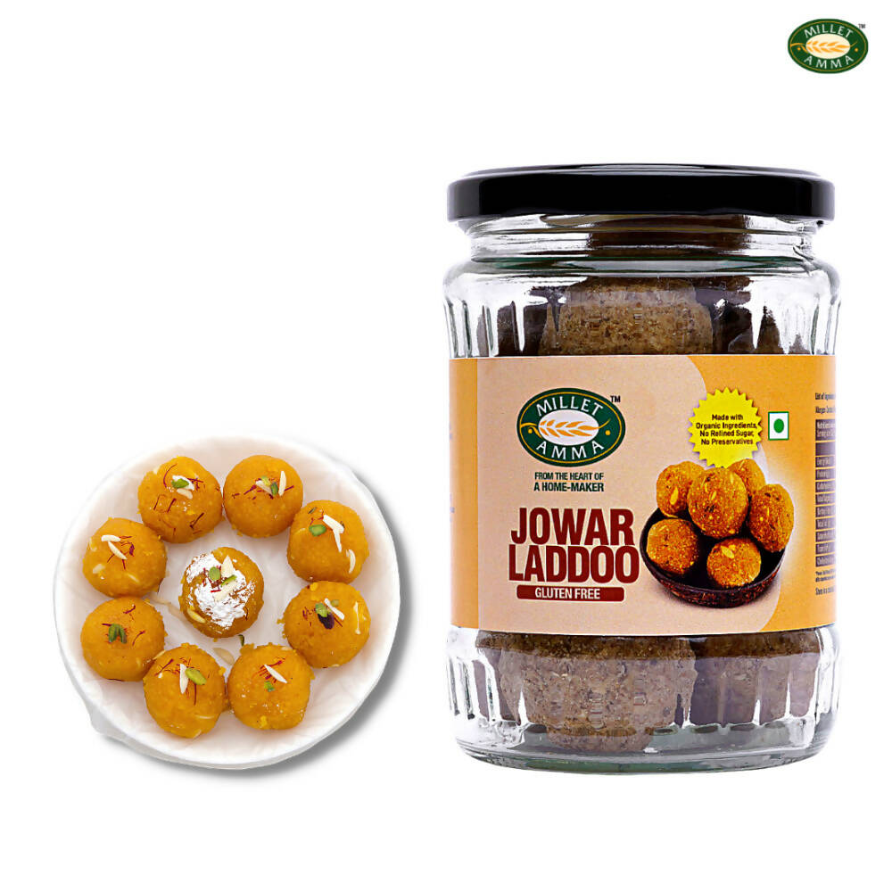 Millet Amma Jowar Laddoo-Made With Jaggery - Distacart