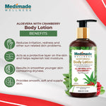 Thumbnail for Medimade Wellness Moisturising Body Lotion With Aloevera With Cranberry - Distacart