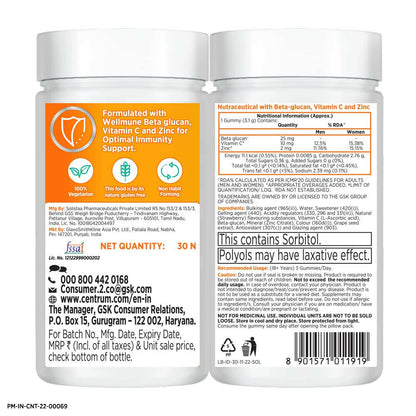 Centrum Immune Defence Gummies - Strawberry Flavor - Distacart
