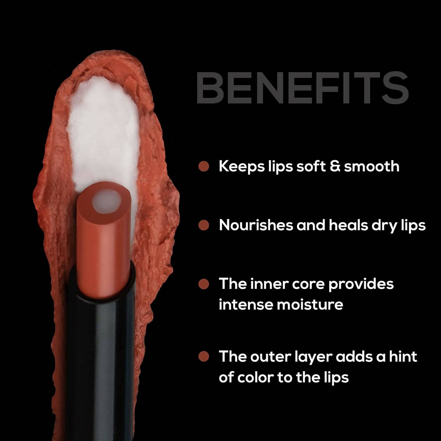 Renee Lip Fix 3 in 1 Tinted Lip Balm - Nutmeg - Distacart