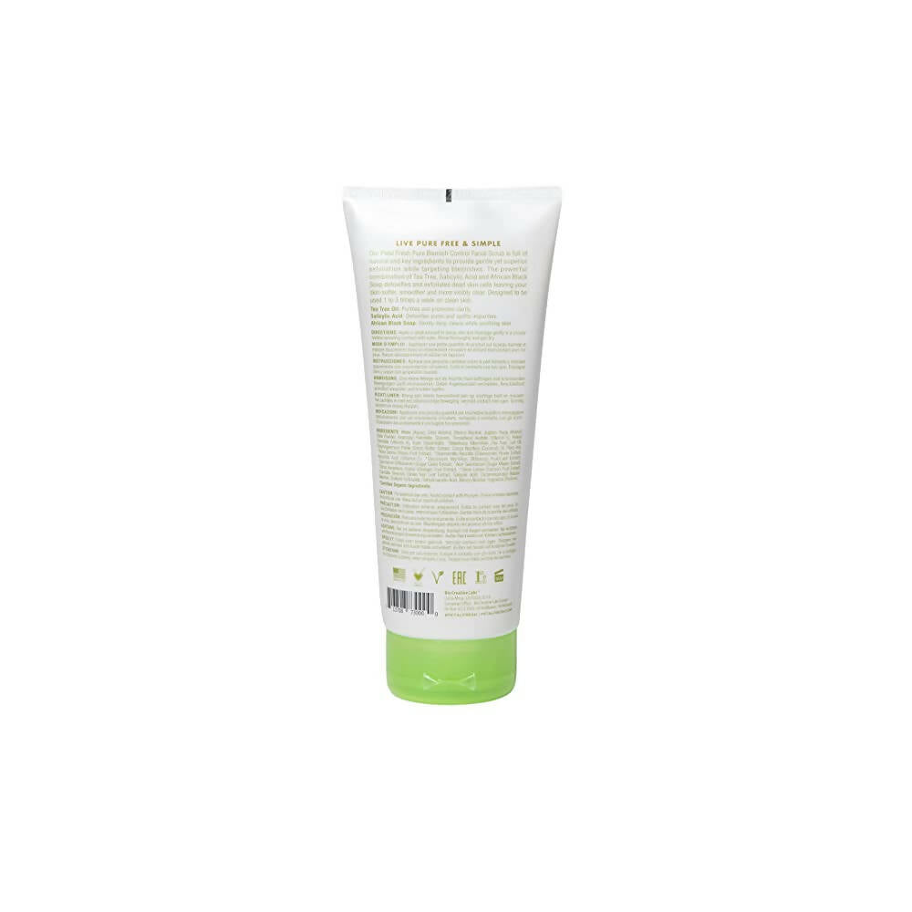 Petal Fresh Tea Tree & African Black Soap Facial Scrub - Distacart