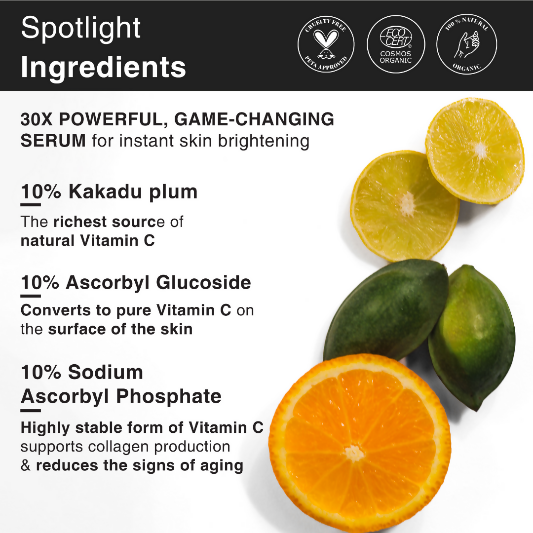 Soulflower Vitamin C Brightening Face Serum - Distacart