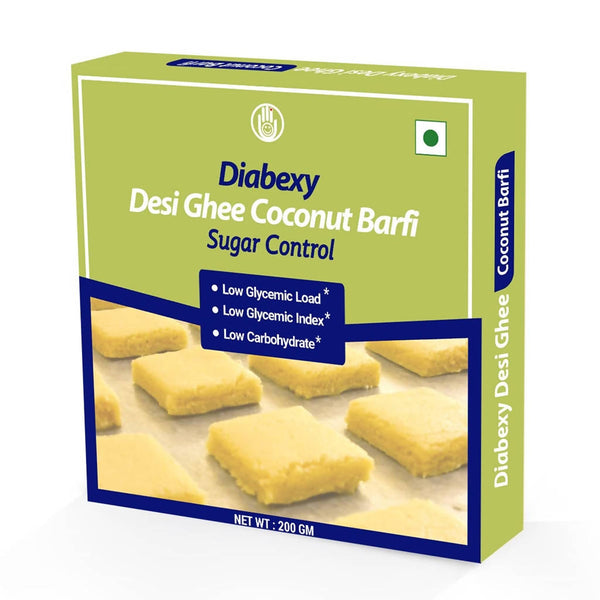 Diabexy Desi Ghee Coconut Barfi