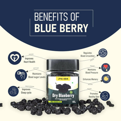 Upaveda Dry Blueberries - Distacart