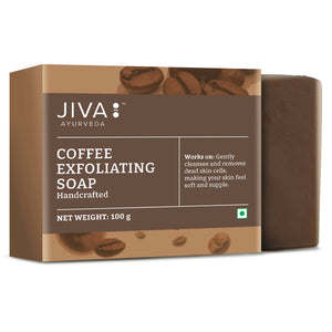 Jiva Ayurveda Coffee Exfoliating Soap - Distacart