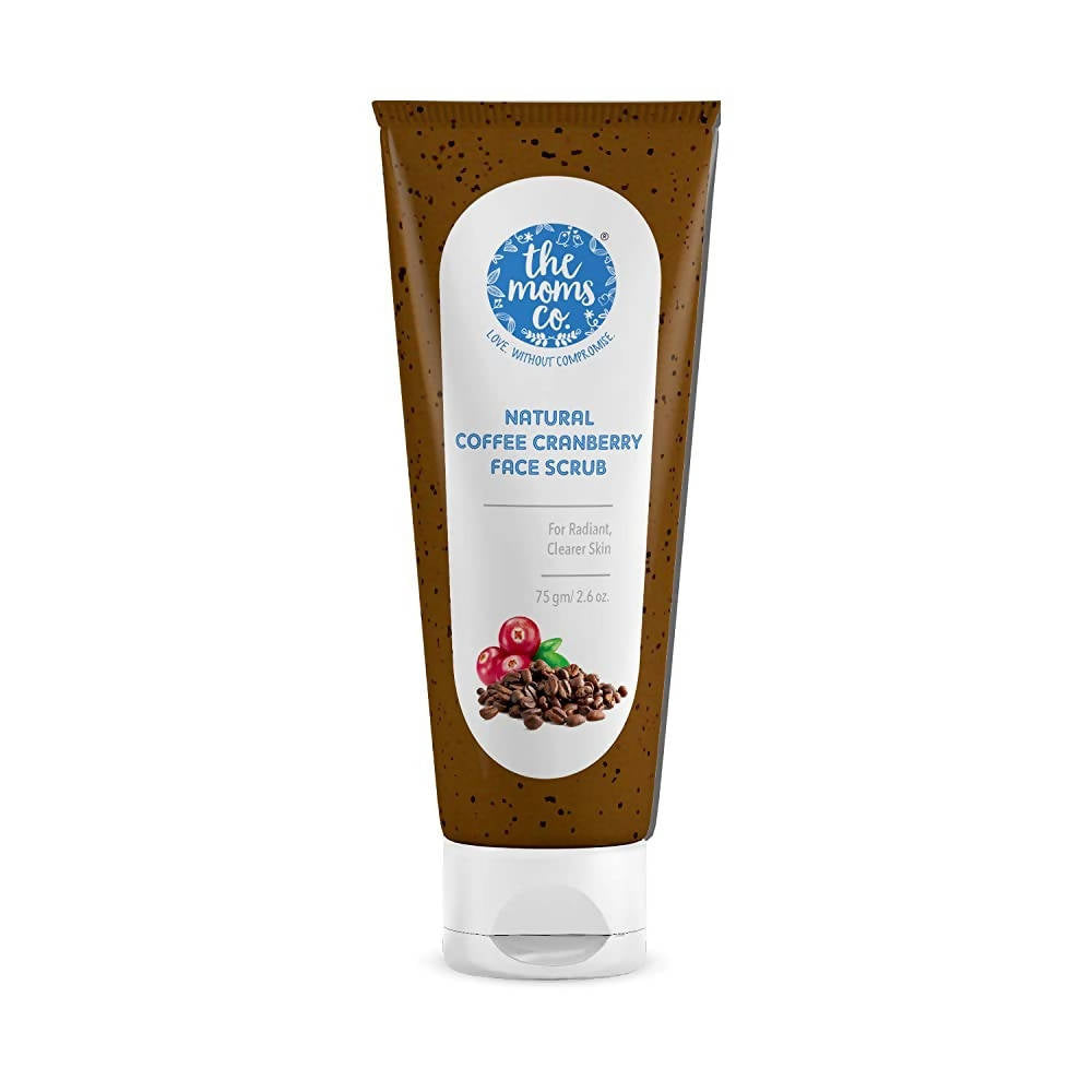 The Moms Co Natural Cranberry Coffee Face Scrub - Distacart