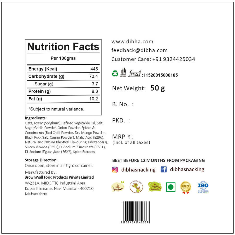 Dibha Oats Puff