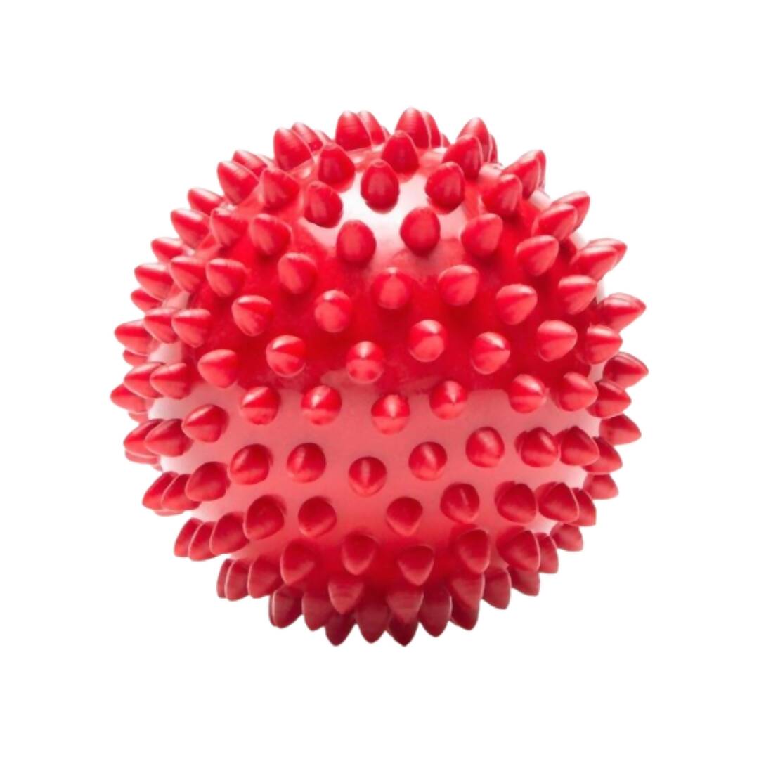 The Dogs Company Natural Rubber Spiked Ball Dog Chew Toy - Distacart