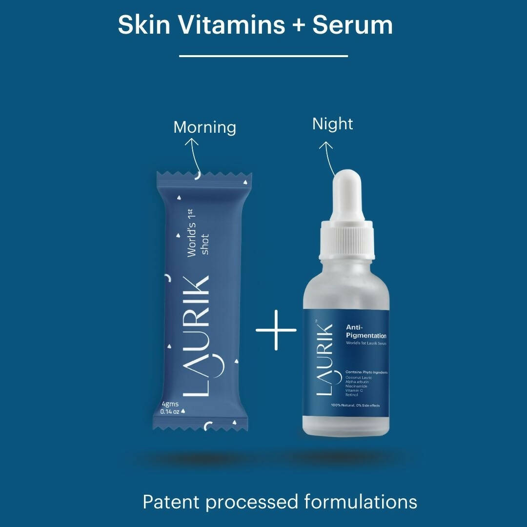 Laurik Skin Vitamins + Anti-Pigmentation Serum For Men - Distacart
