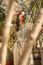 Thumbnail for Juniper Women Ivory Rayon Printed Straight Jumpsuit - Distacart