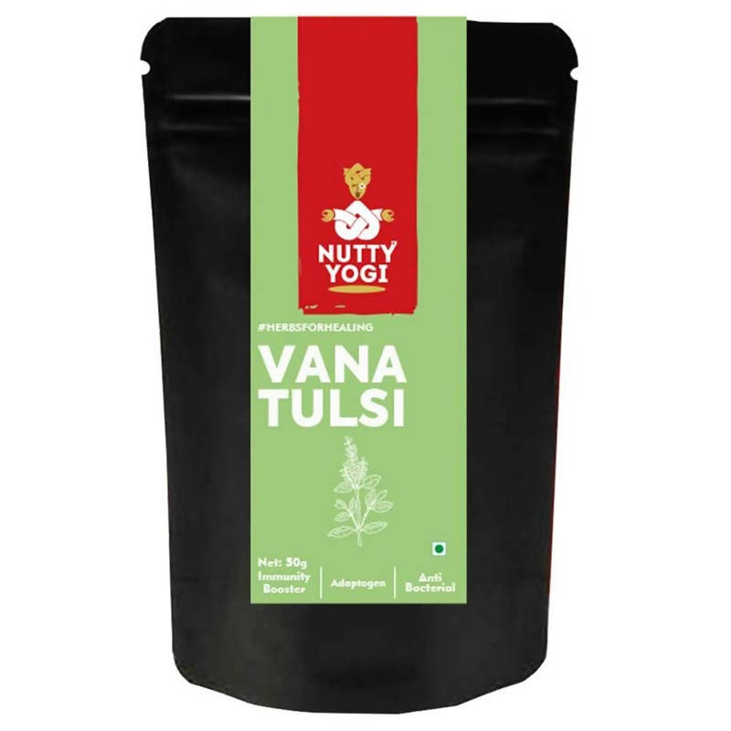 Nutty Yogi Vana Tulsi Dried Leaves (Holy Basil) - Distacart