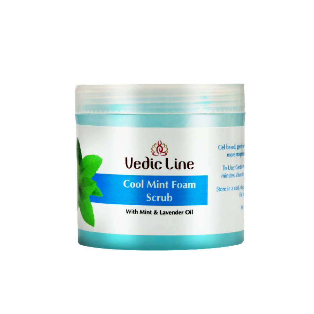 Vedic Line Cool Mint Foam Scrub - Distacart