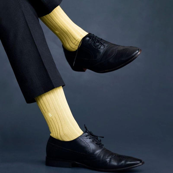 Socksoho Luxury Men Socks Cool Lemon Edition