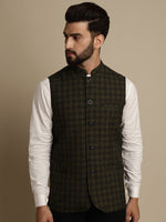 Thumbnail for Even Apparels Men's Multi Mandarin Collar Waistcoat - Distacart