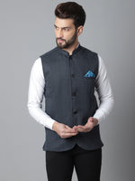 Thumbnail for Even Apparels Men's Beige Nehru Jacket With Welt Pockets - Distacart