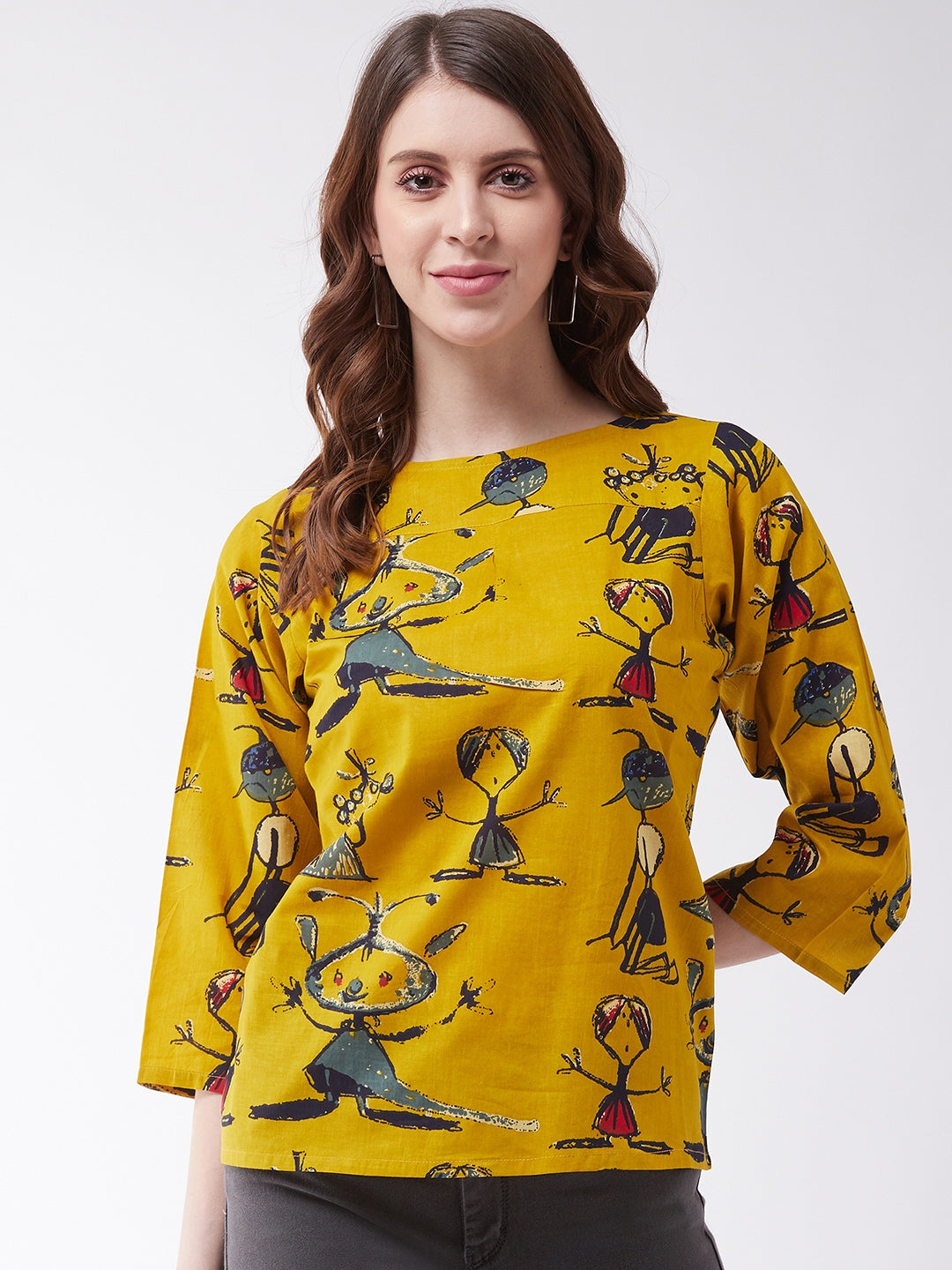 InWeave Women's Quirky Top With Sleevs - Distacart