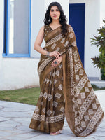 Thumbnail for Kalini Floral Printed Bagh Saree - Distacart