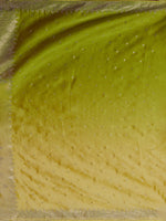 Thumbnail for Koskii Green & Yellow Ombre Embroidered Saree - Distacart