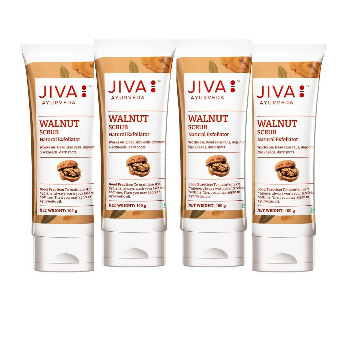Jiva Ayurveda Walnut Scrub - Distacart
