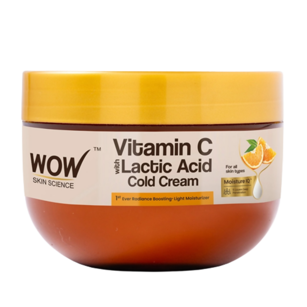 Wow Skin Science Vitamin C With Lactic Acid Cold Cream - Distacart