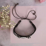 Thumbnail for NVR Men Leather Wraparound Bracelet - Distacart