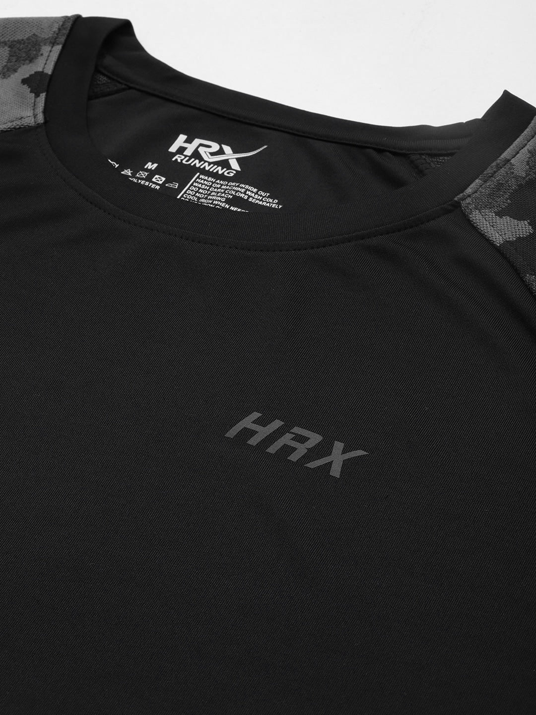 HRX by Hrithik Roshan Men Black T-shirt - Distacart
