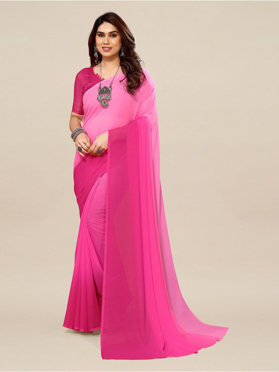 Kalini Ombre Dyed Saree - Distacart