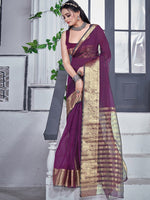 Thumbnail for Kalini Zari Detail Organza Saree - Distacart
