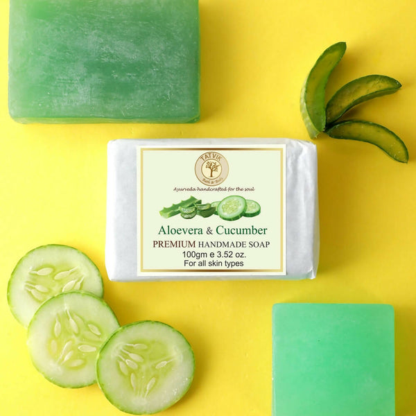 description tatvik ayurveda aloe vera cucumber soap about this item