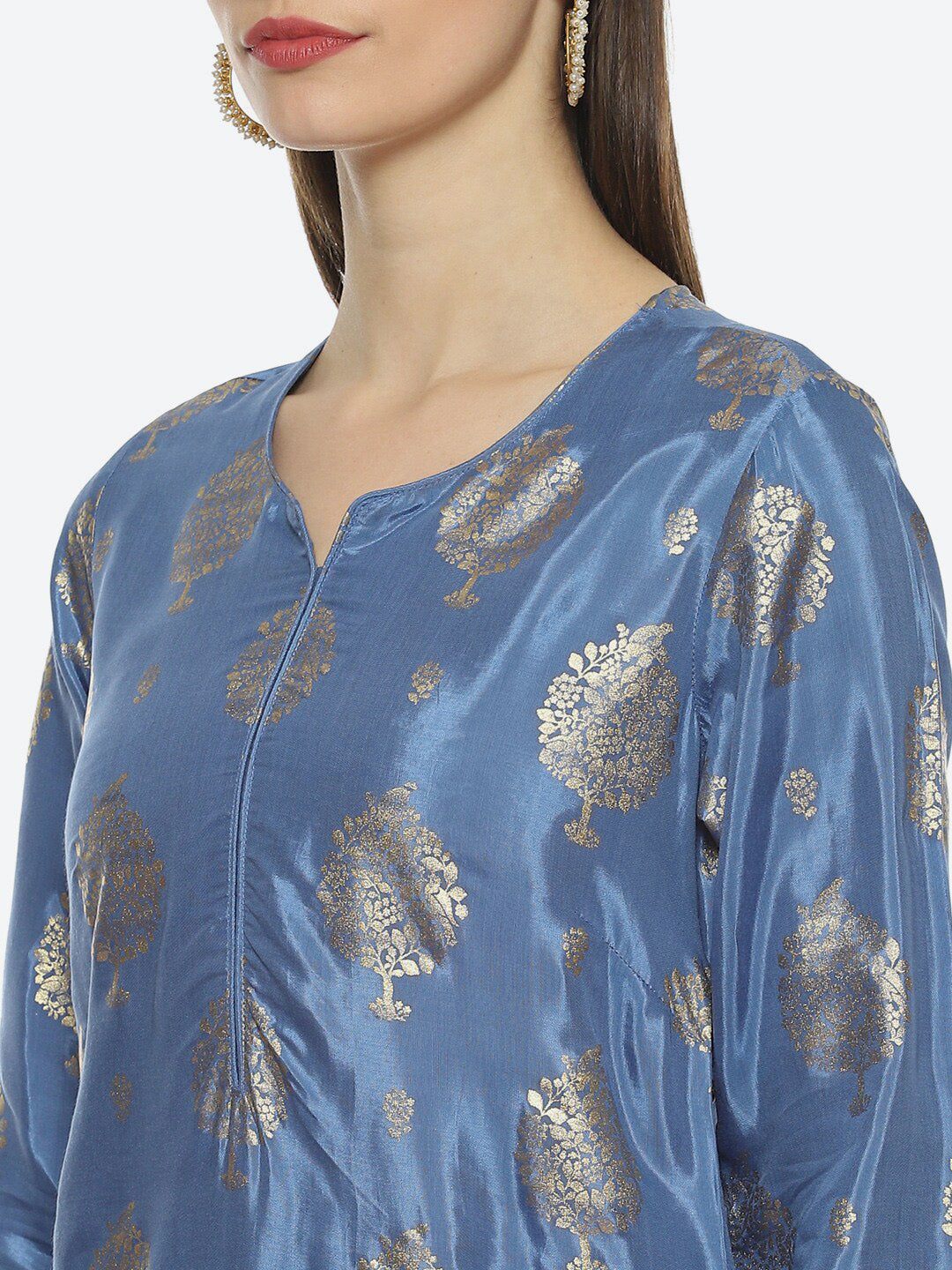 Biba Women Ethnic Motifs Printed Kurta - Distacart