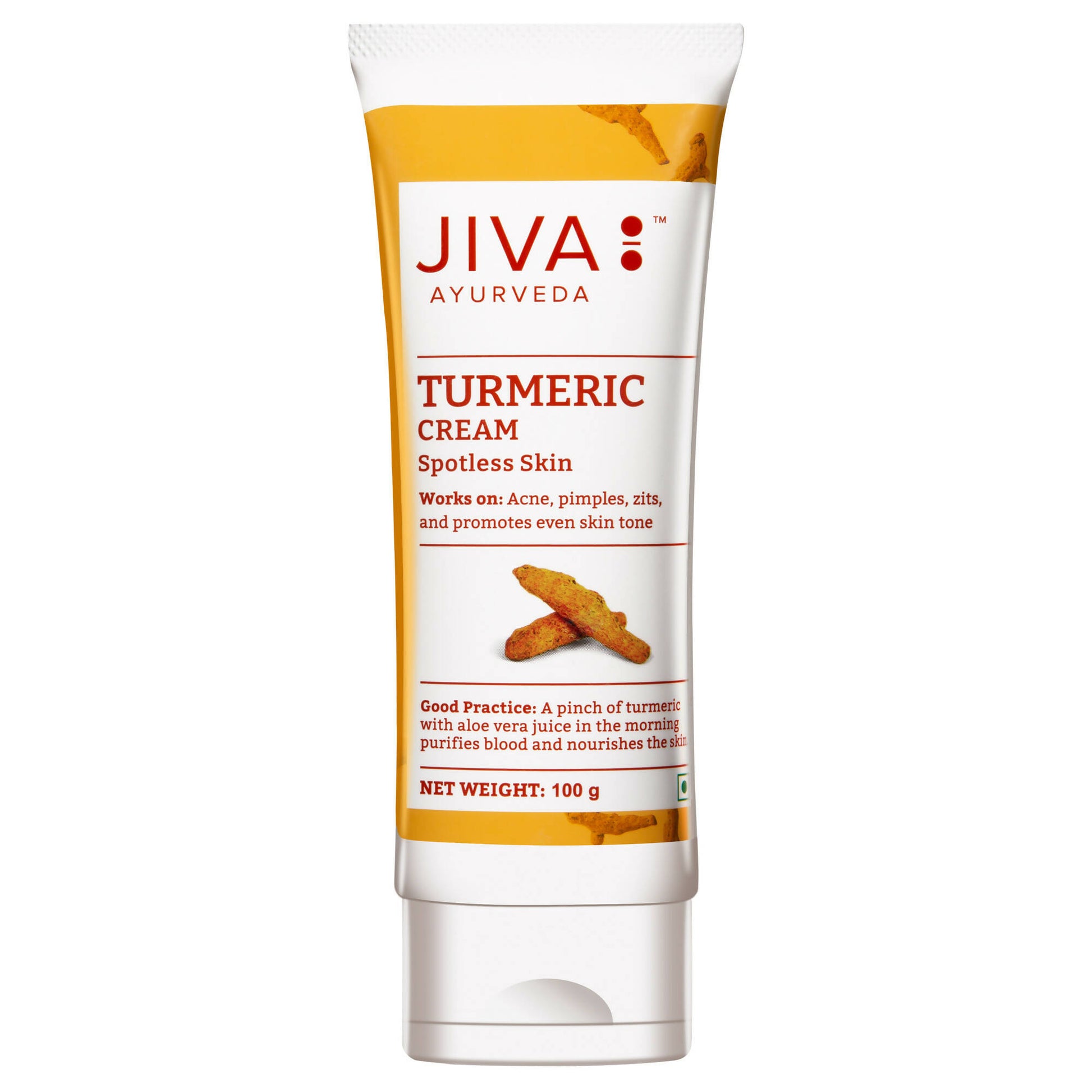 Jiva Ayurveda Turmeric Cream - Distacart