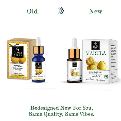 Good Vibes Oil Balancing Facial Oil - Marula