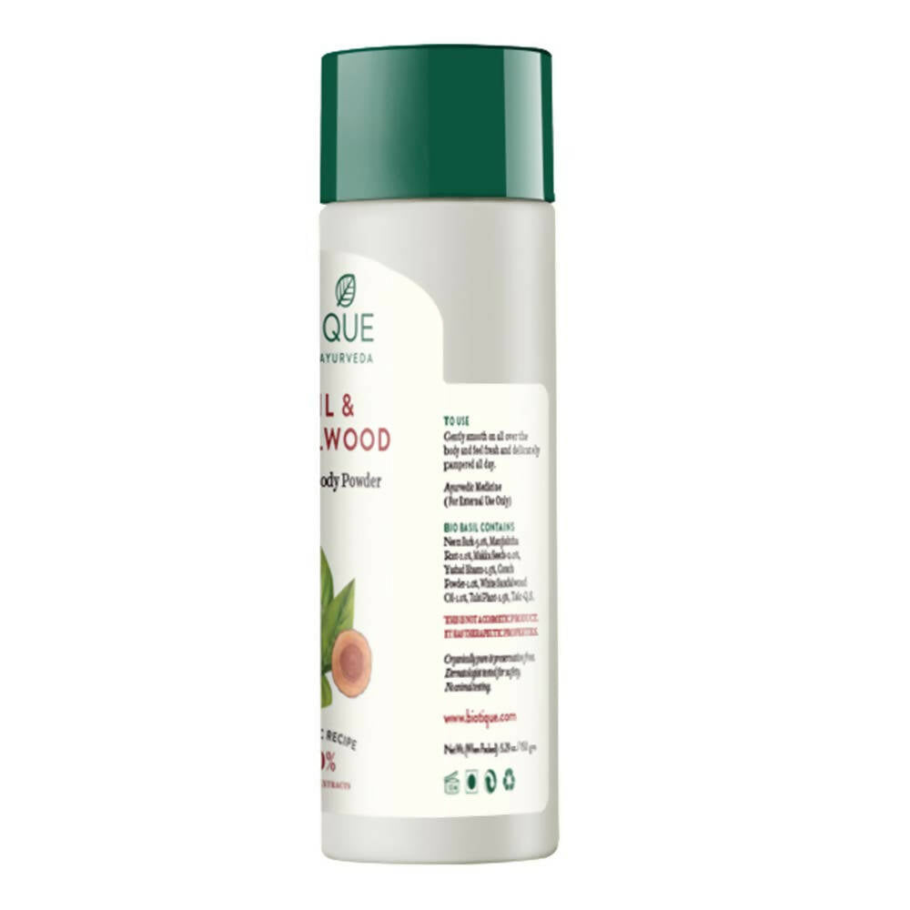Biotique Basil & Sandalwood Refreshing Body Powder - Distacart