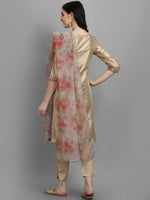 Thumbnail for Kalini Ethnic Motifs Embroidered Sequined Kurta with Trousers & Dupatta - Distacart