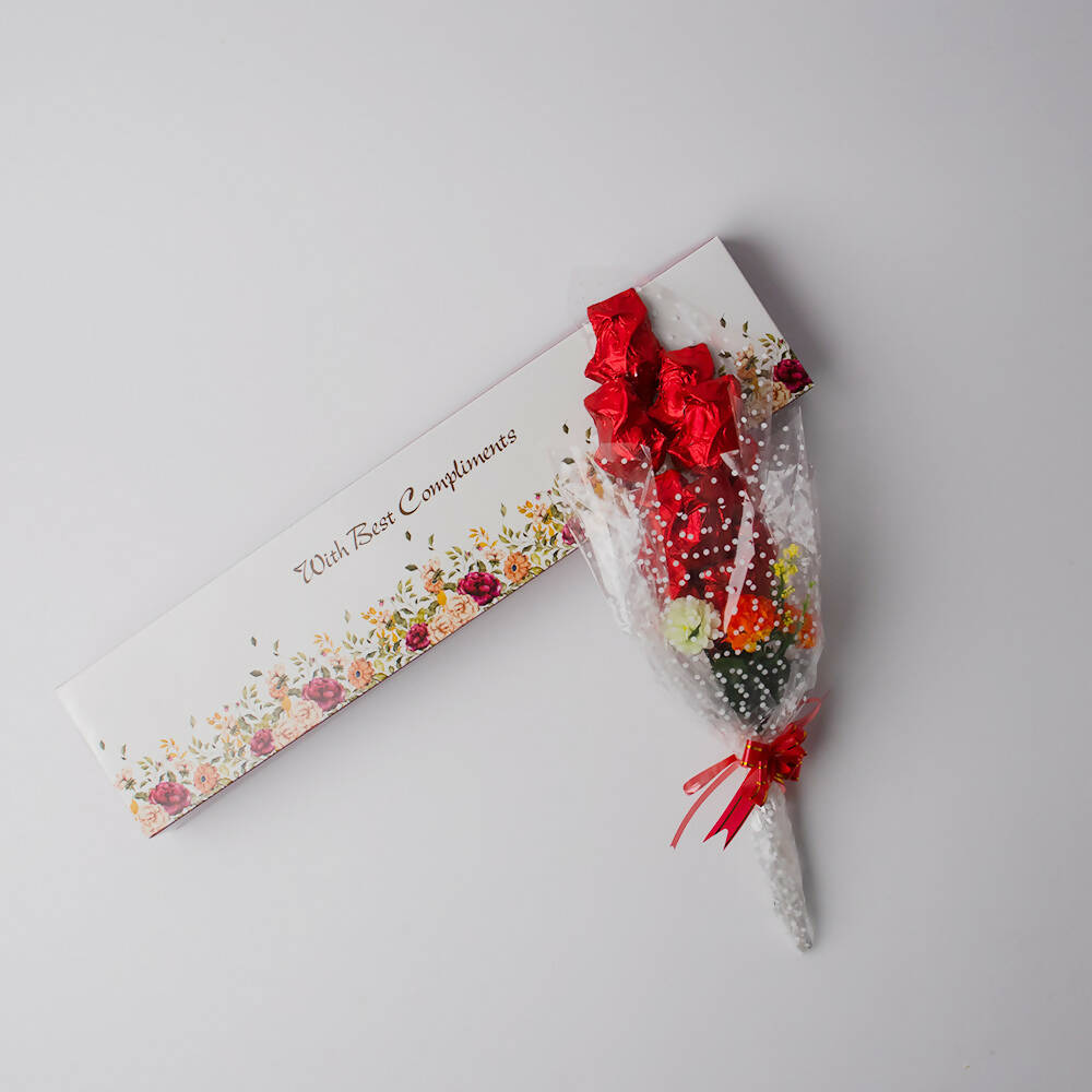 Dibha Ruchoks Valentines Special Rose Shape Chocolates Bouquet - Distacart