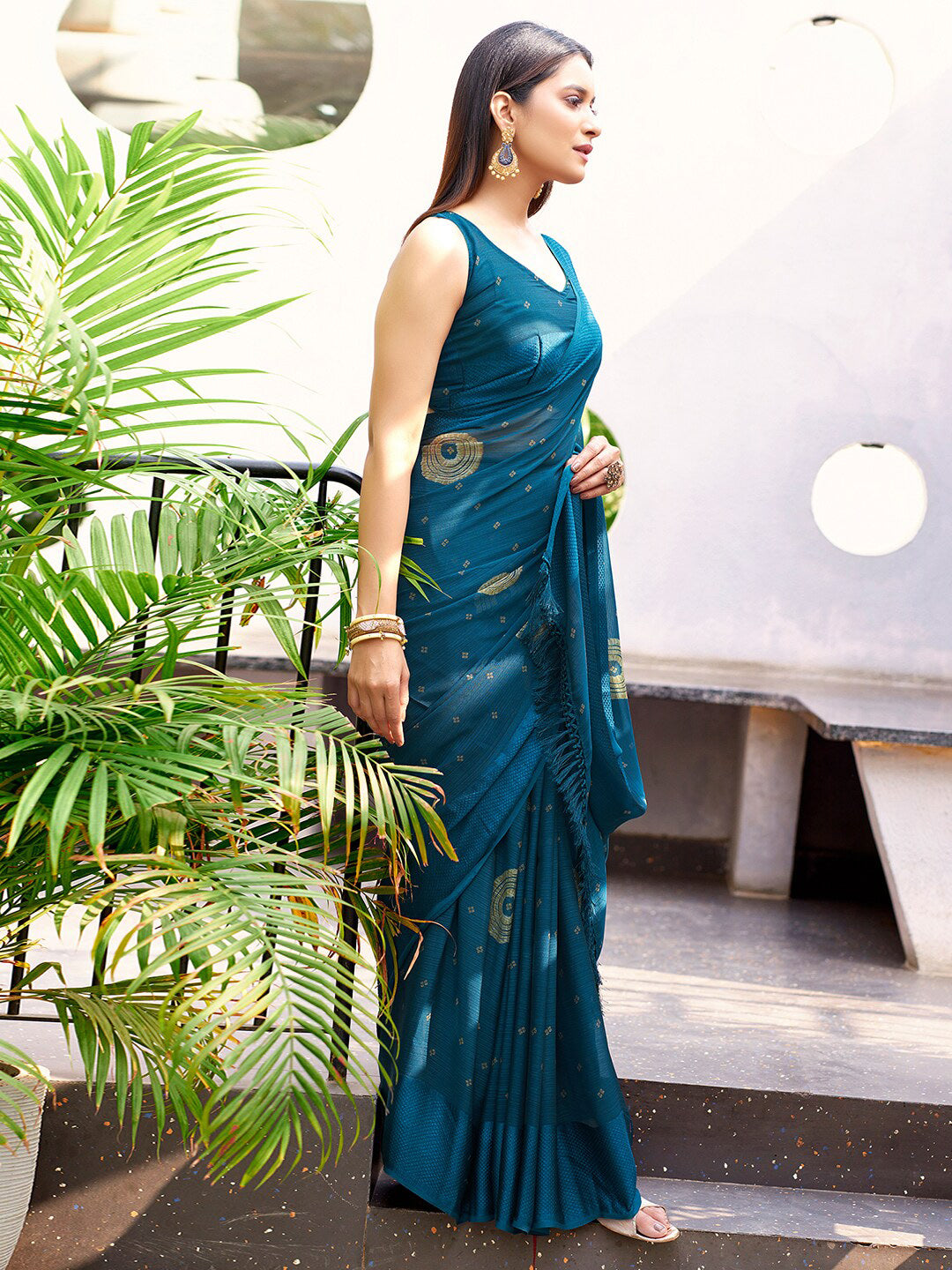 Kalini Bandhani Printed Bandhani Saree - Distacart