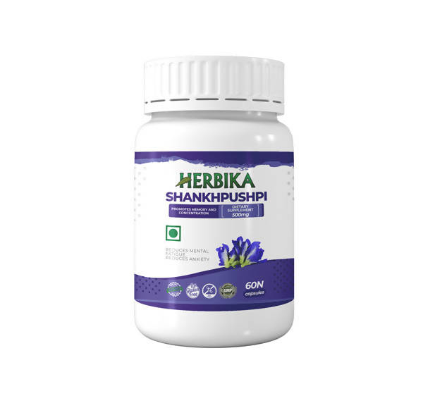 Herbika Shankhpushpi Capsules - Distacart