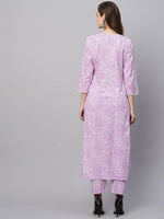 Thumbnail for Kalini Ethnic Motifs Printed Regular Kurta with Trousers - Distacart