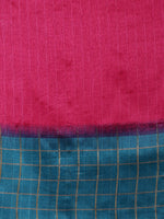 Thumbnail for Saree Mall Pink & Purple Colourblocked Bhagalpuri Saree - Distacart