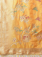 Thumbnail for Mitera Woven Design Zari Silk Blend Banarasi Saree - Distacart