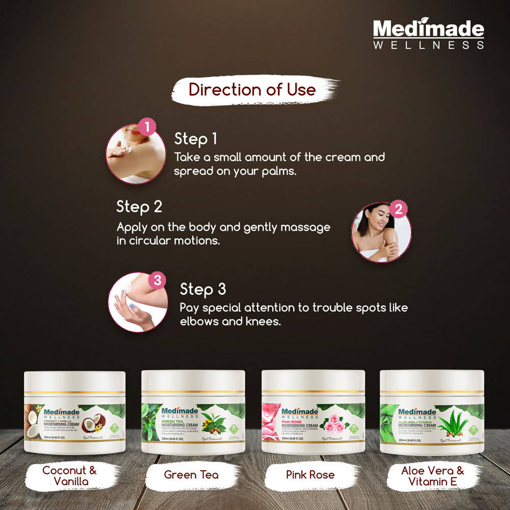Medimade Wellness Coconut & Vanilla Moisturising Cream - Distacart