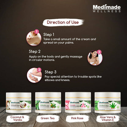Medimade Wellness Coconut & Vanilla Moisturising Cream - Distacart