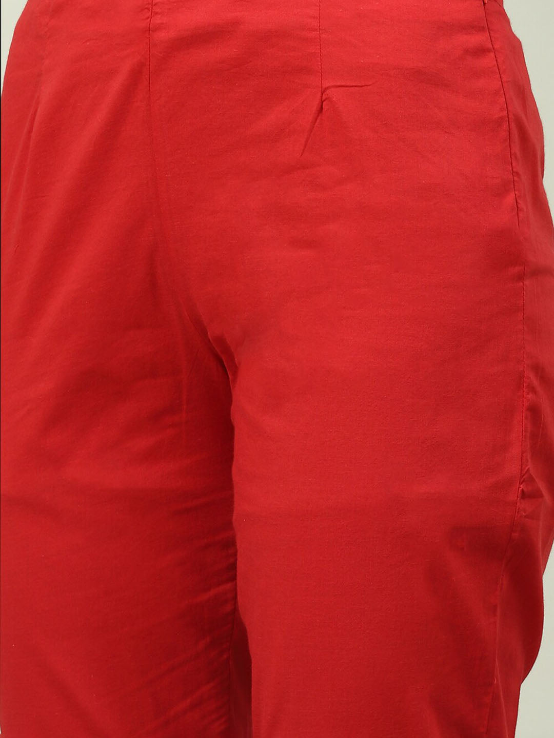 Biba Plus Size Embroidered Kurta with Trousers & Dupatta - Distacart