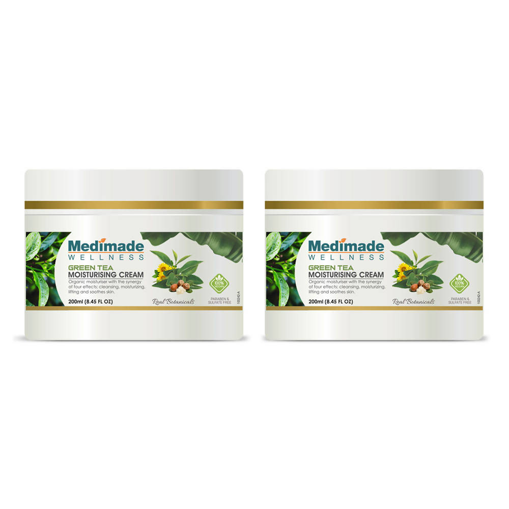 Medimade Wellness Green Tea Moisturising Cream - Distacart