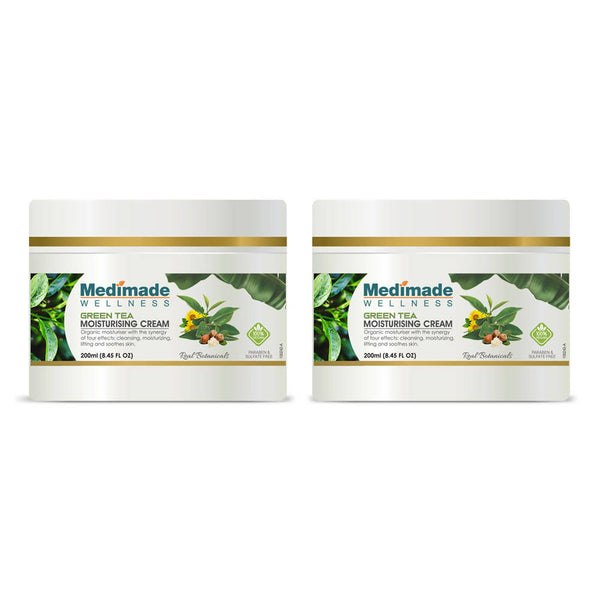 Medimade Wellness Green Tea Moisturising Cream - Distacart
