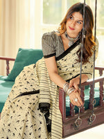 Thumbnail for Kalini Ethnic Motifs Printed Saree - Distacart