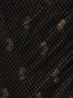 Thumbnail for Biba Women Black & Golden Pleated Yoke Design Kurti with Palazzos & Stoles - Distacart