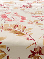 Thumbnail for URBAN SPACE Serene White Floral Printed 200 TC Pure Cotton Bedsheet & Pillow Covers - Distacart